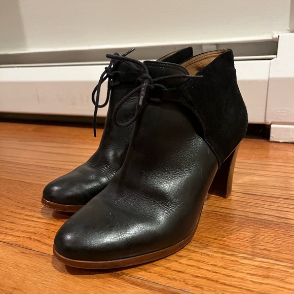 Sezane Low Hunter Ankle Boots, black size 7 - Picture 3 of 7